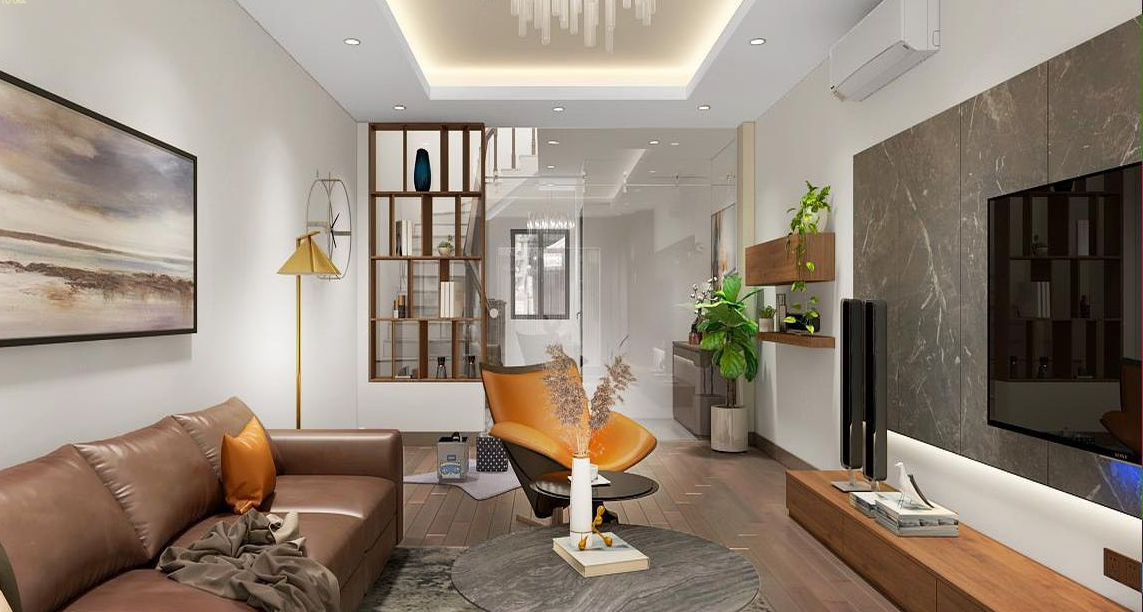 Thiết kế nội thất nhà phố Bình Tân nội thất gỗ