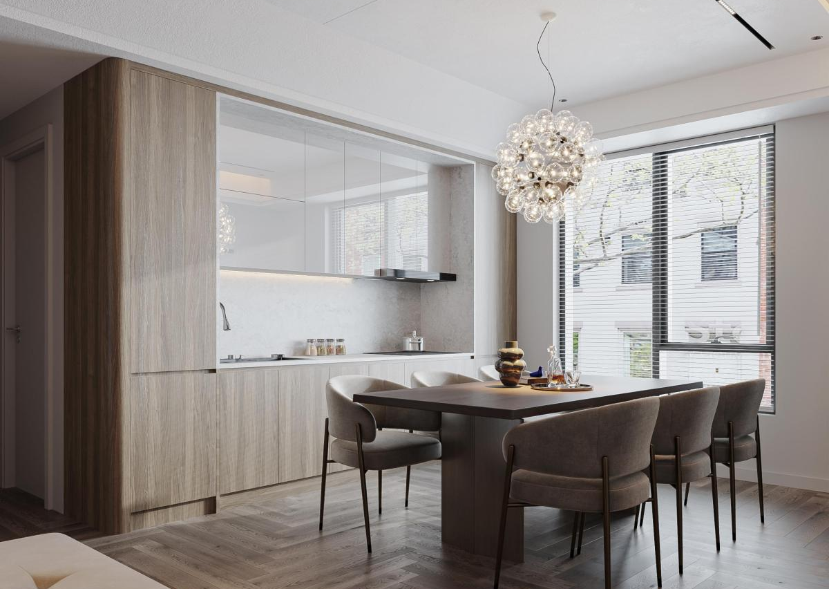 Dự án thiết kế nội thất căn hộ 85m2 anh Vũ tại  quận Tân Phú