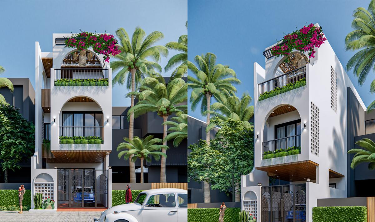 Nhà phố 3 tầng 3 phòng ngủ anh Tuấn Bình Thuận
