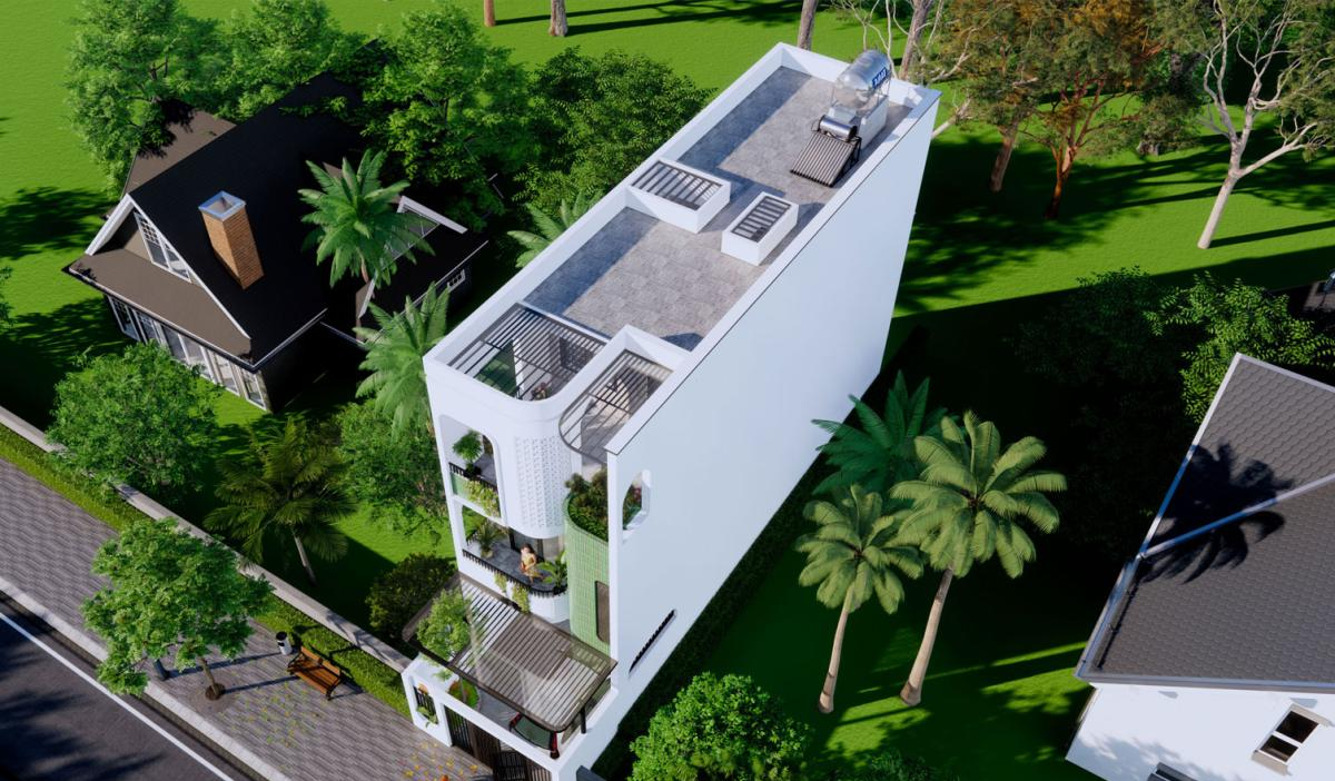 Dự án xây dựng nhà trọn gói với diện tích 90m2 3 tầng